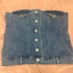 Denim top